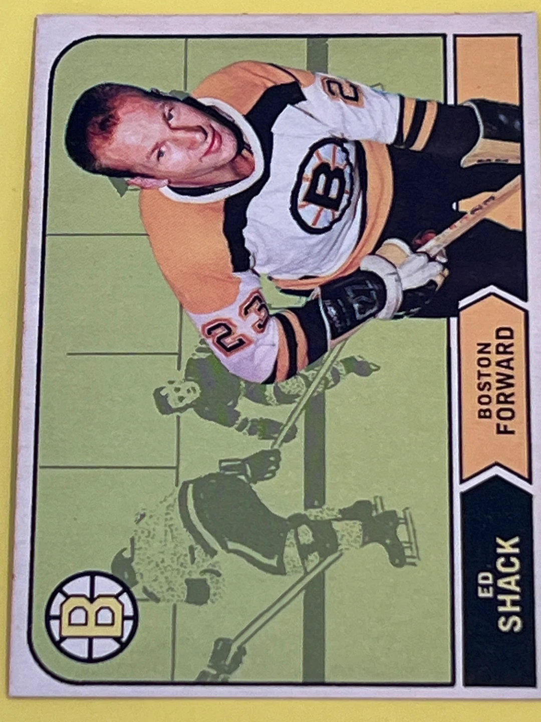 Ed Shack Boston Forward Hockey Card
