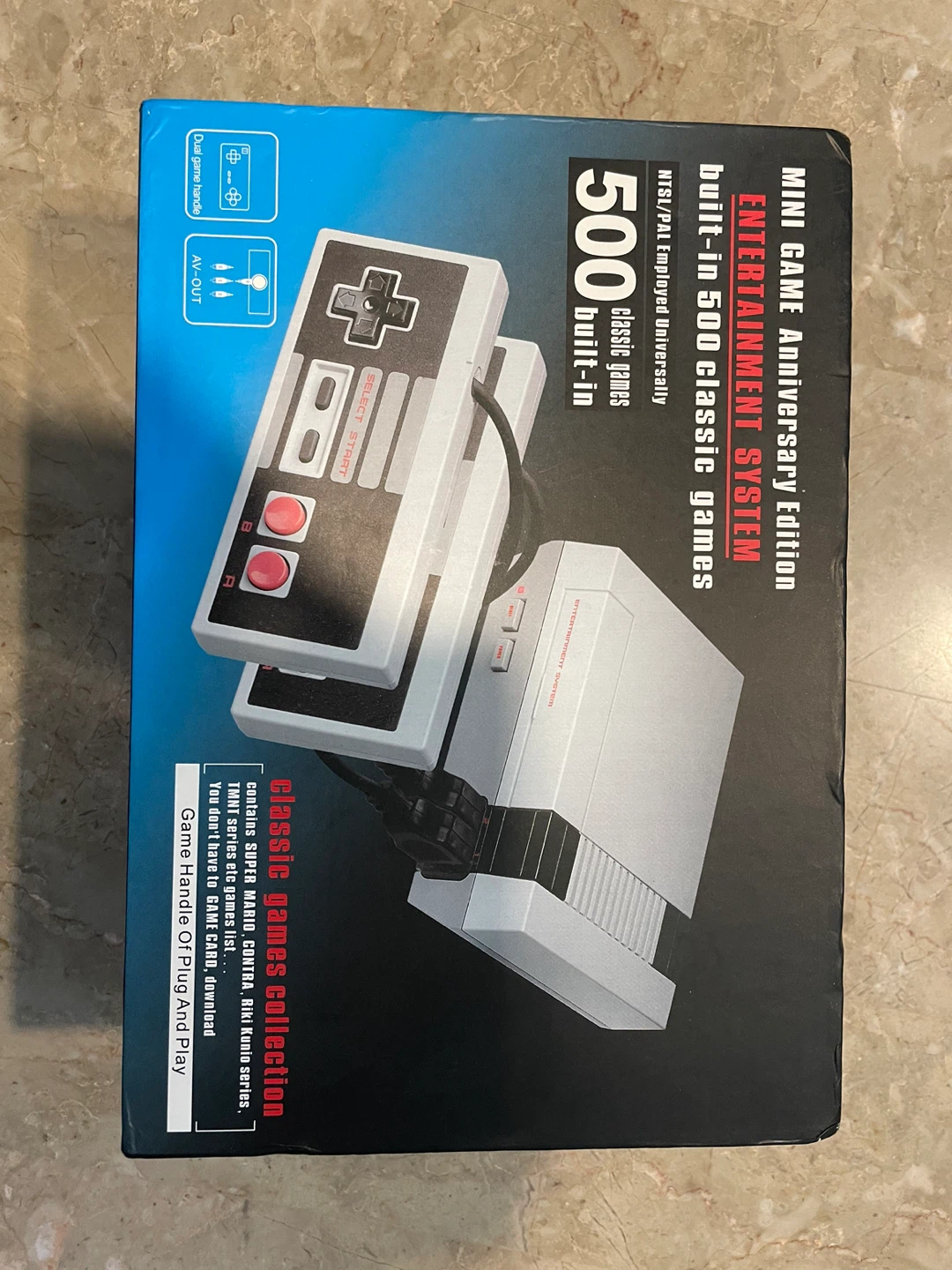 Mini Game Anniversary Edition Entertainment System - 500 Games