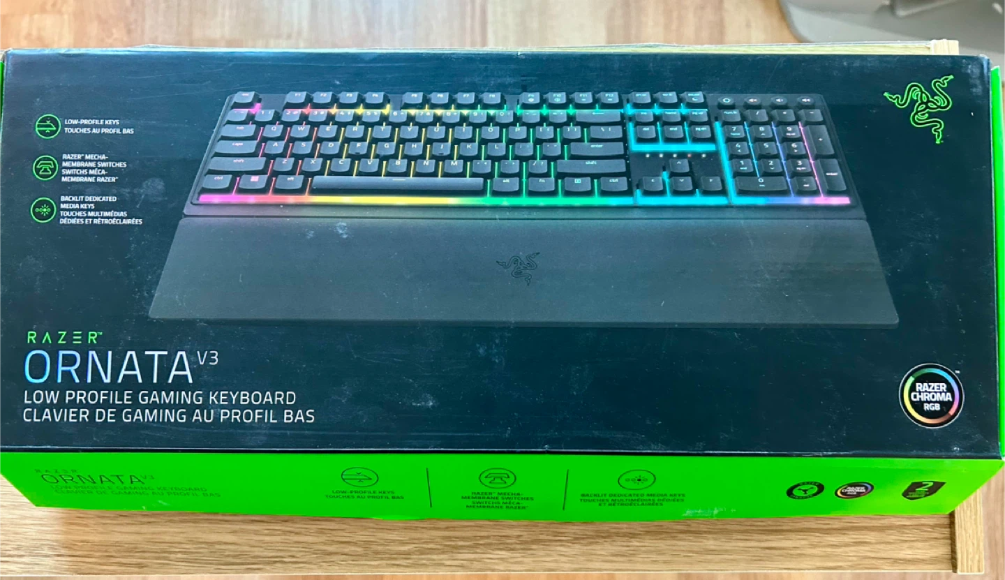 Razer Ornata V3 Gaming Keyboard 🥕