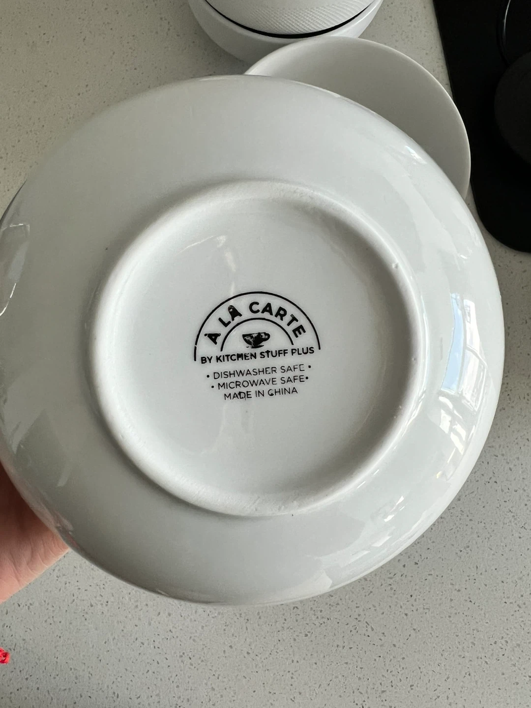 Moving sale— Set of 4 white ceramic bowls - photo 2