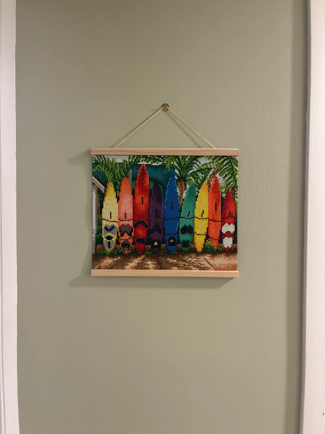 Surfboard Diamond Art Painting
