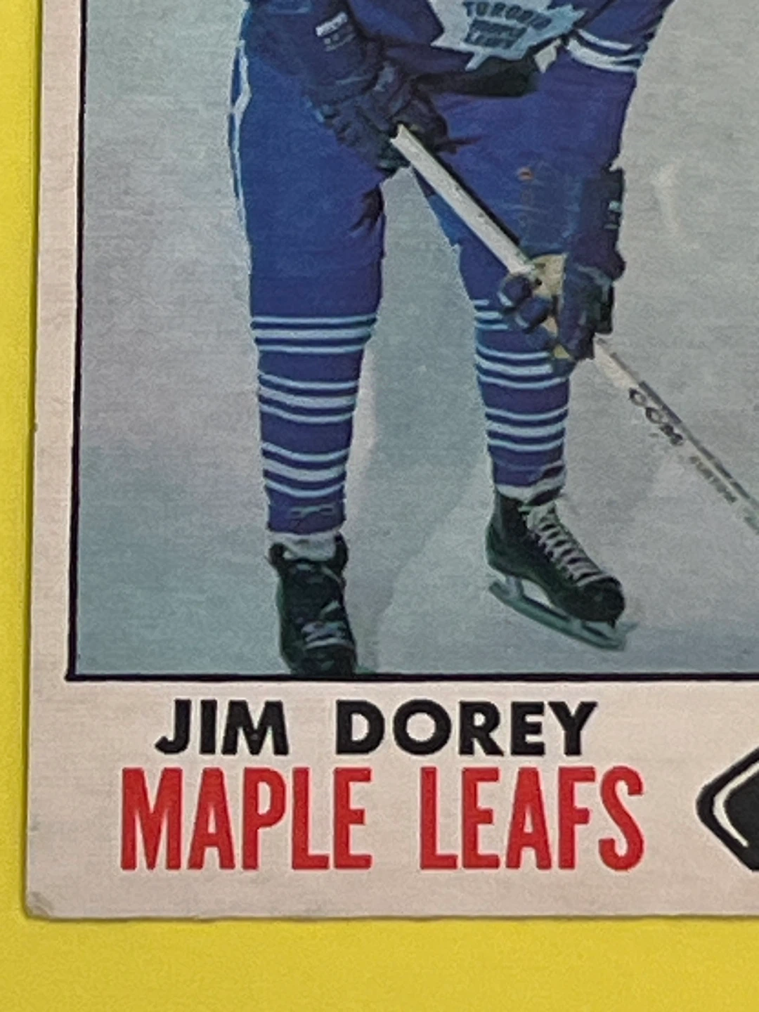 Jim Dorey Maple Leafs Hockey Card - photo 2