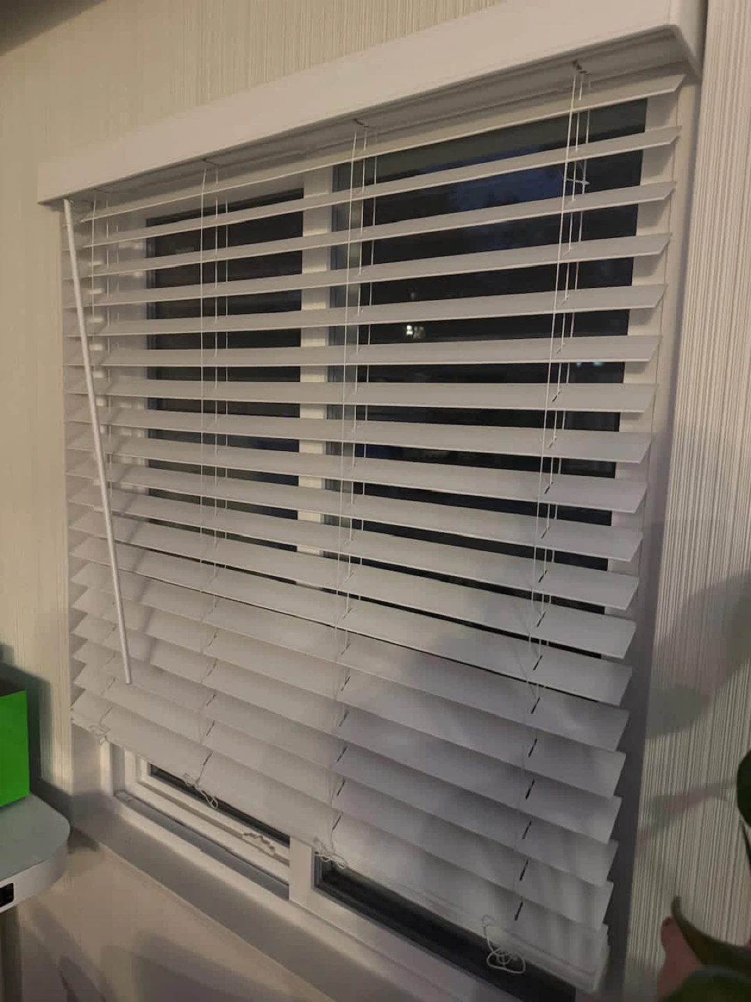 White Venetian Blinds