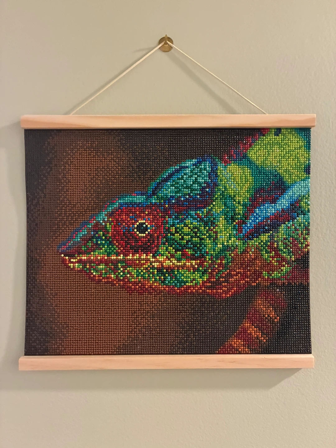 Chameleon Diamond Art Kit - Wall Decor - photo 2