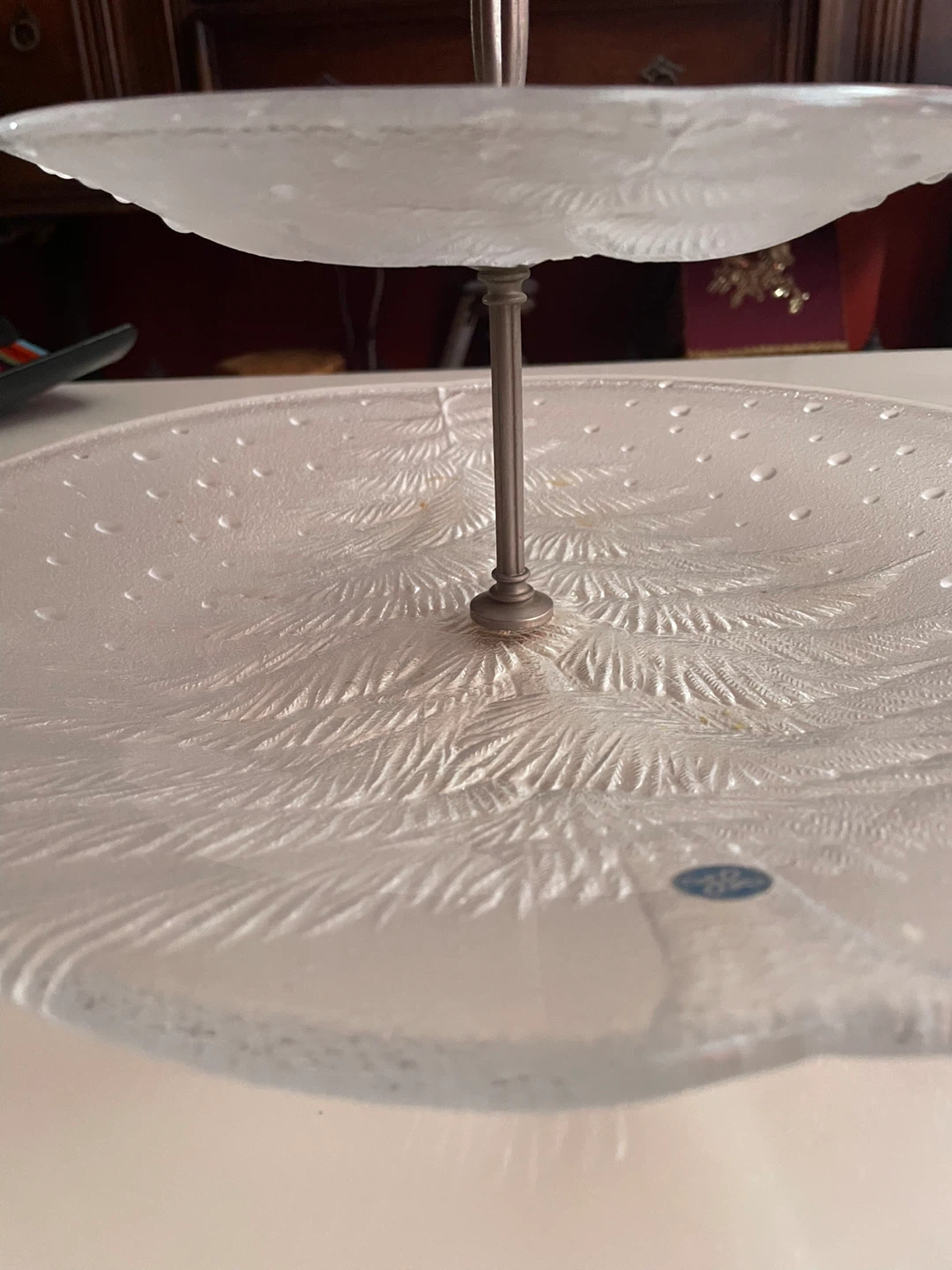 Mikasa Glass 2-Tier Serving Platter - photo 3