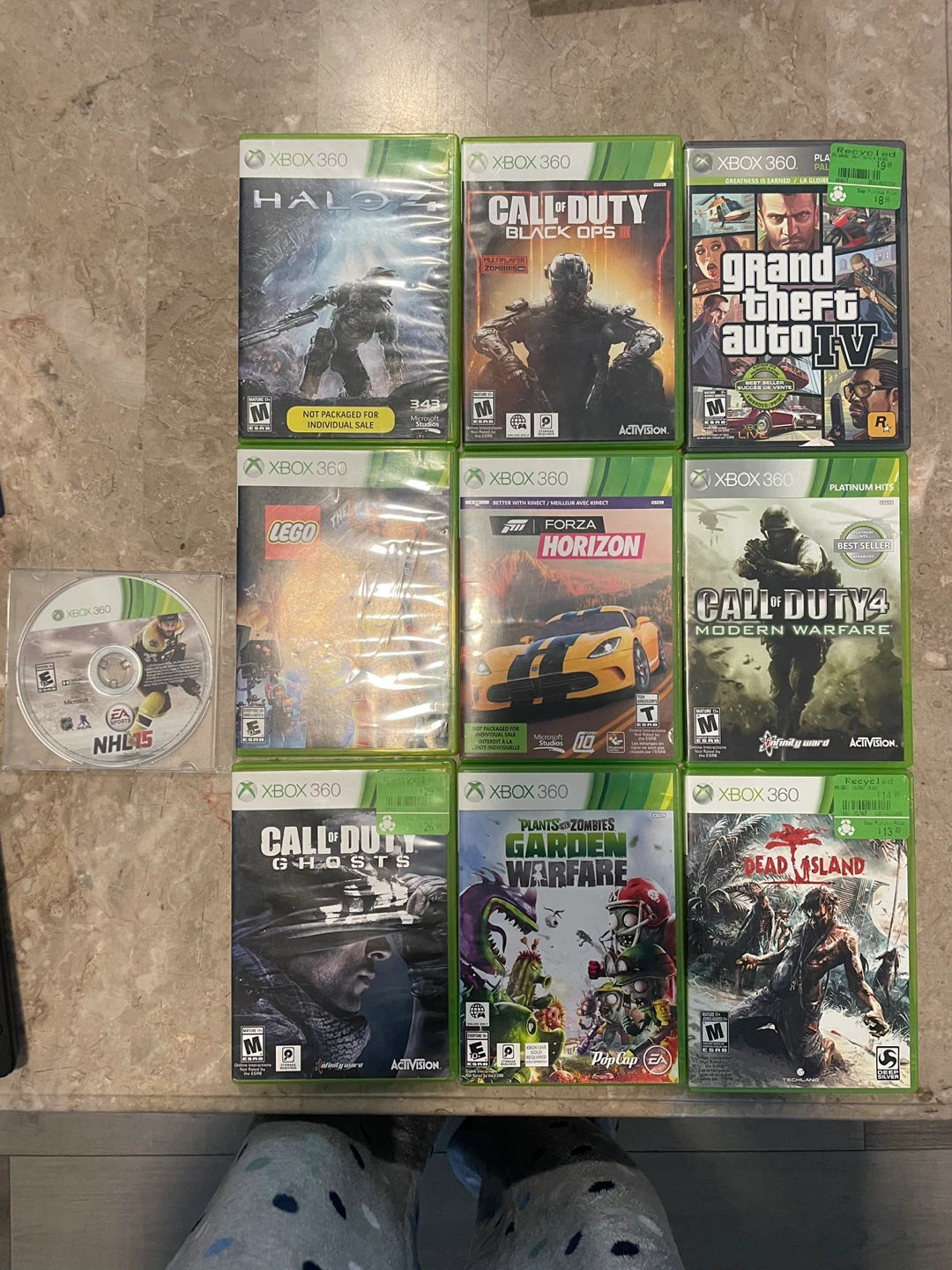 Xbox 360 Games Bundle: Halo 4, Call of Duty & More