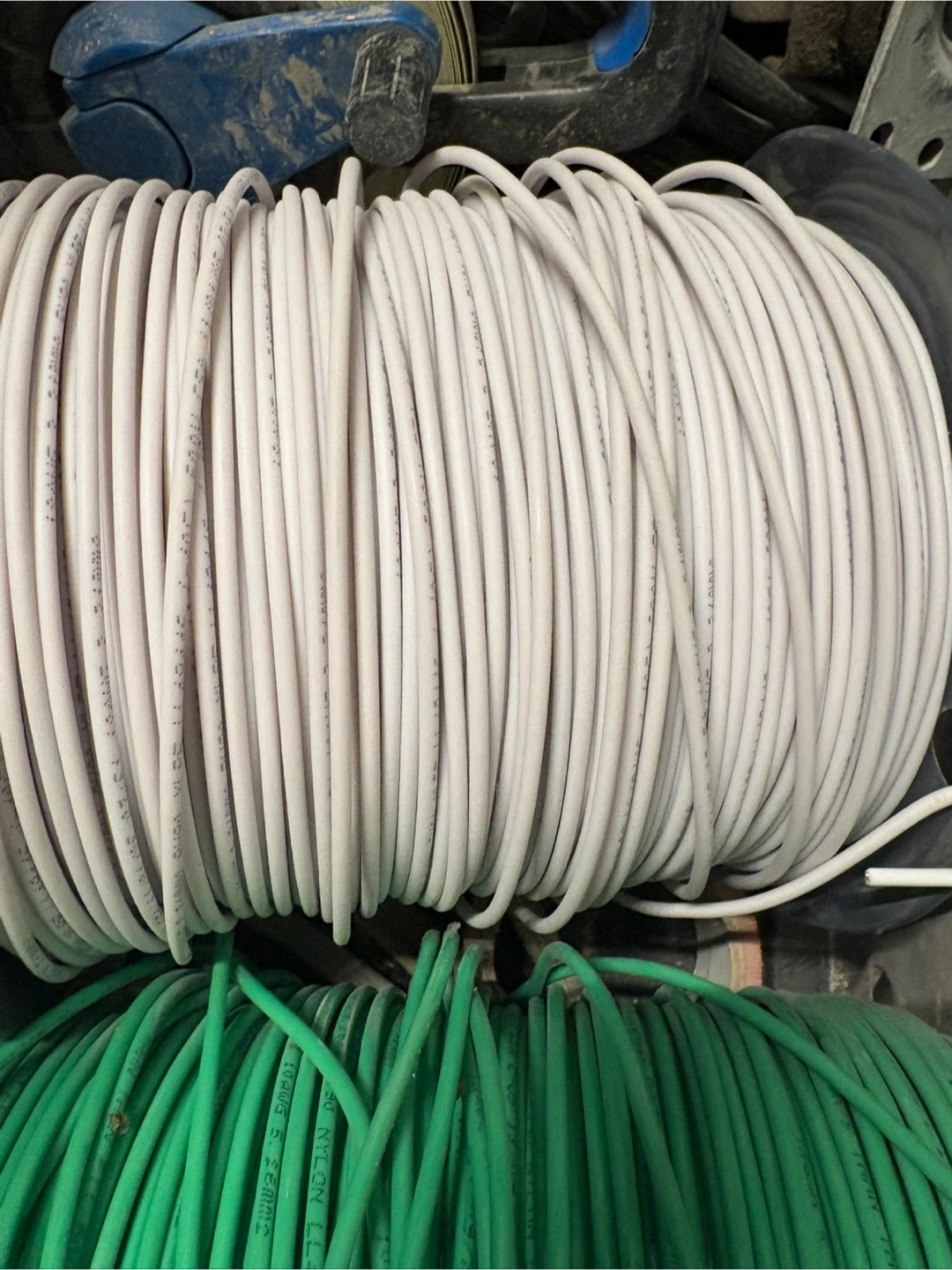RW90-XLPE 12 AWG White Wire - 300 Metres