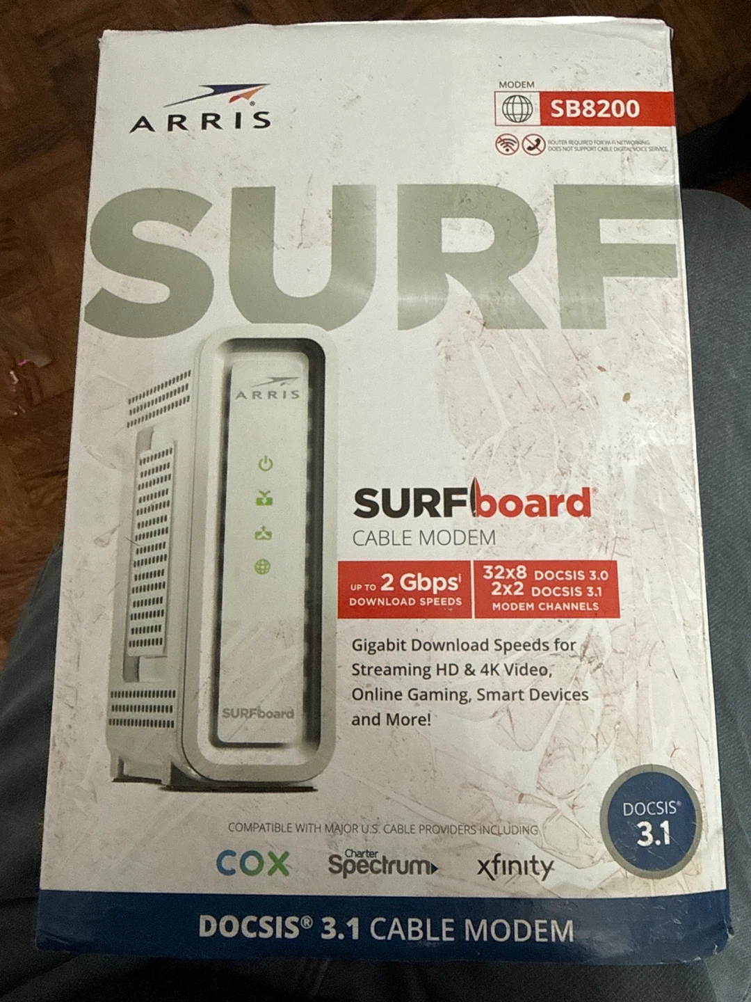 Arris SURFboard SB8200 Cable Modem - Like New! - photo 2