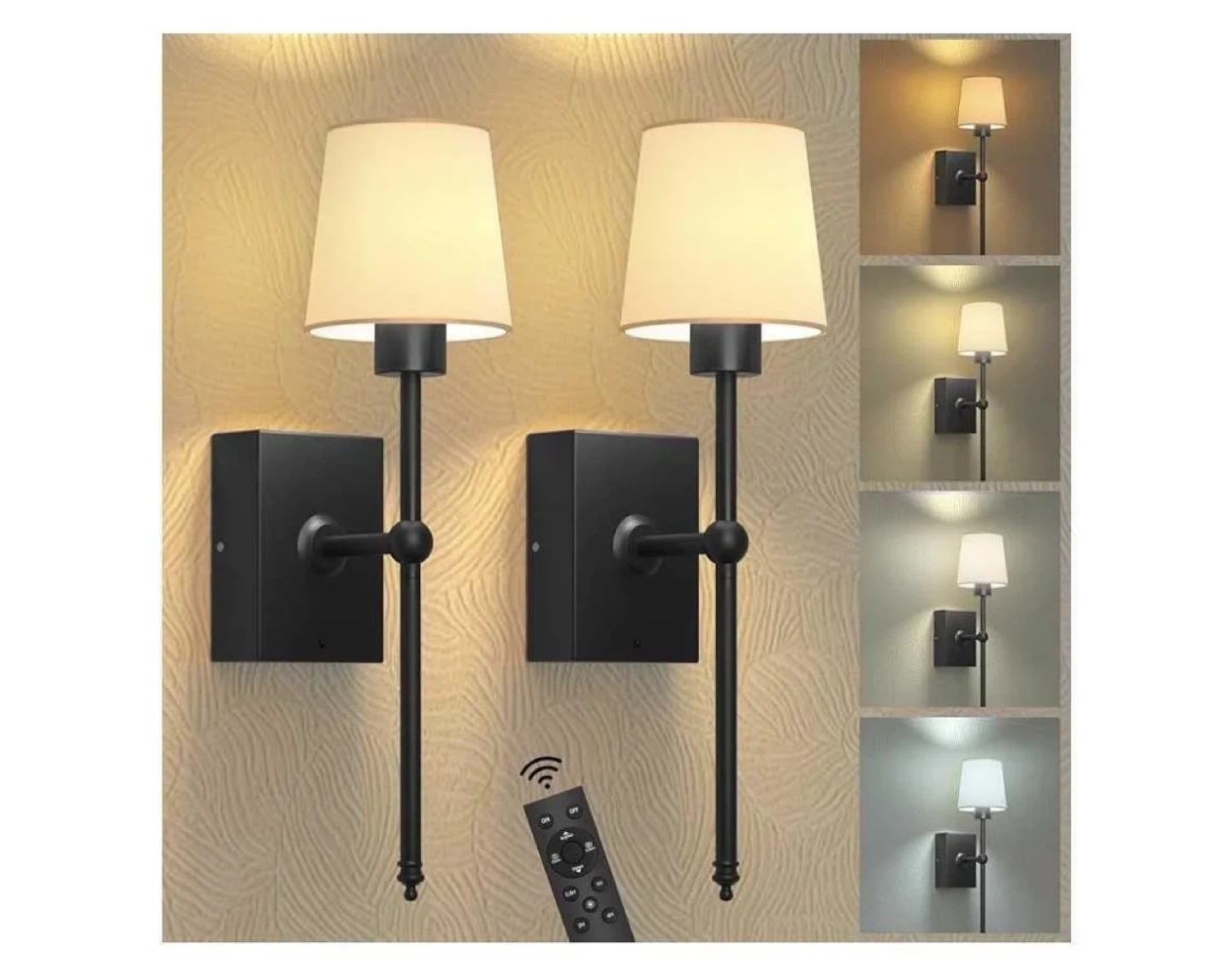 New iThird Battery Operated Wall Sconces