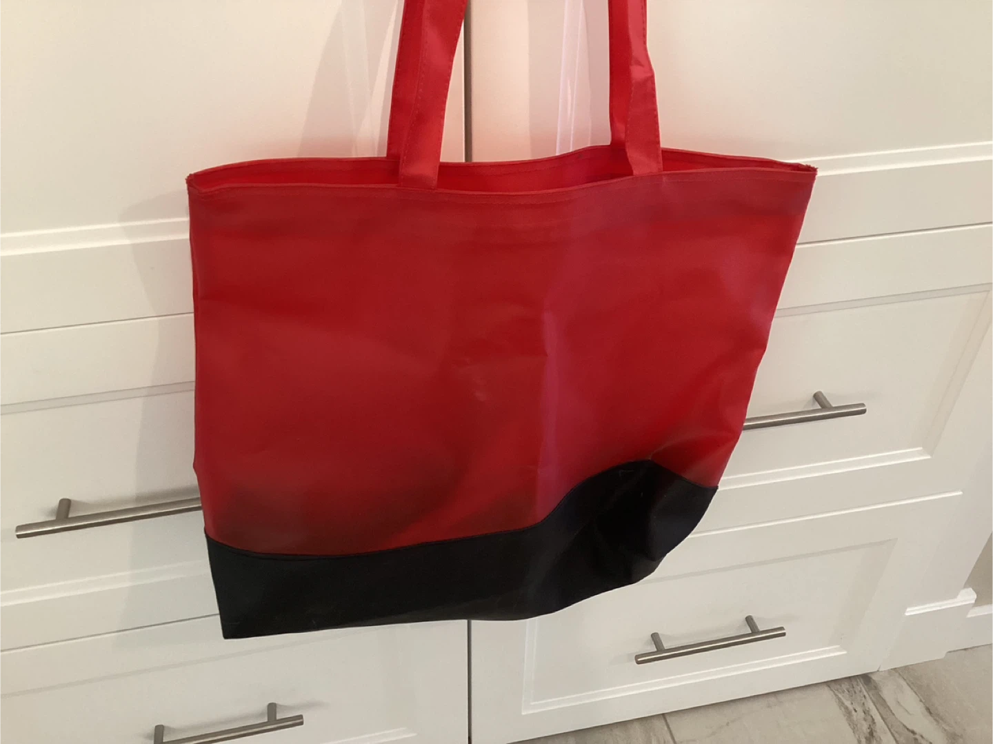 CURVES vinyl tote..large - photo 2