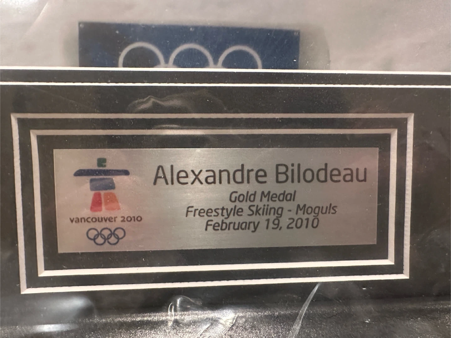 Alexandre Bilodeau Signed Framed Photo - photo 2