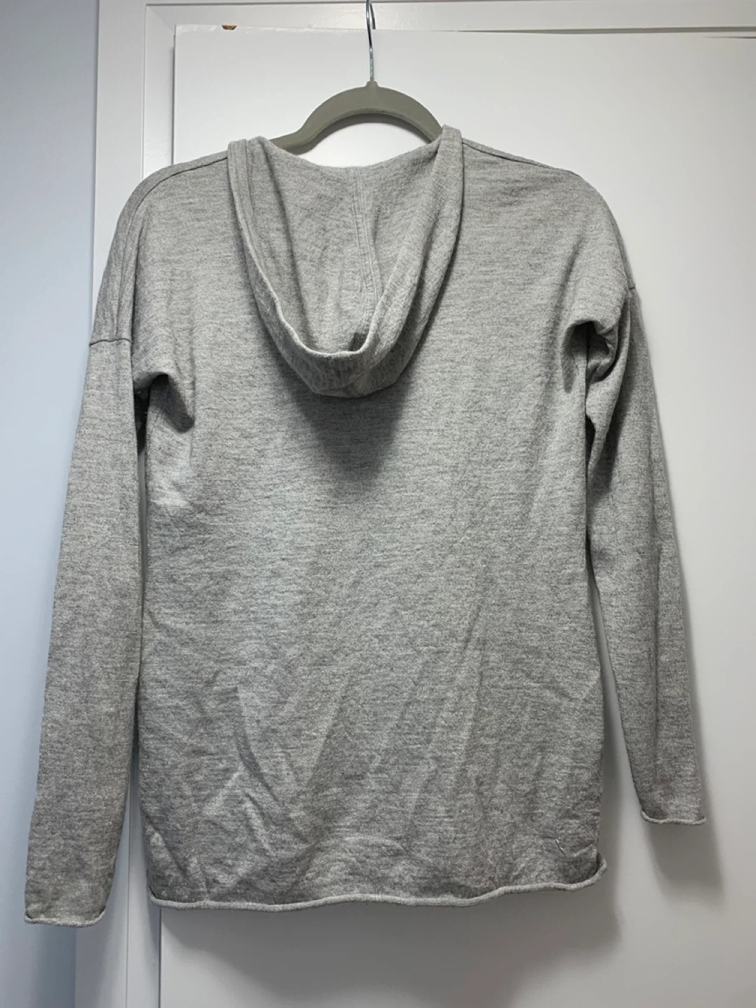 Minnie Rose Cashmere Grey Sweater - Size Small - photo 2