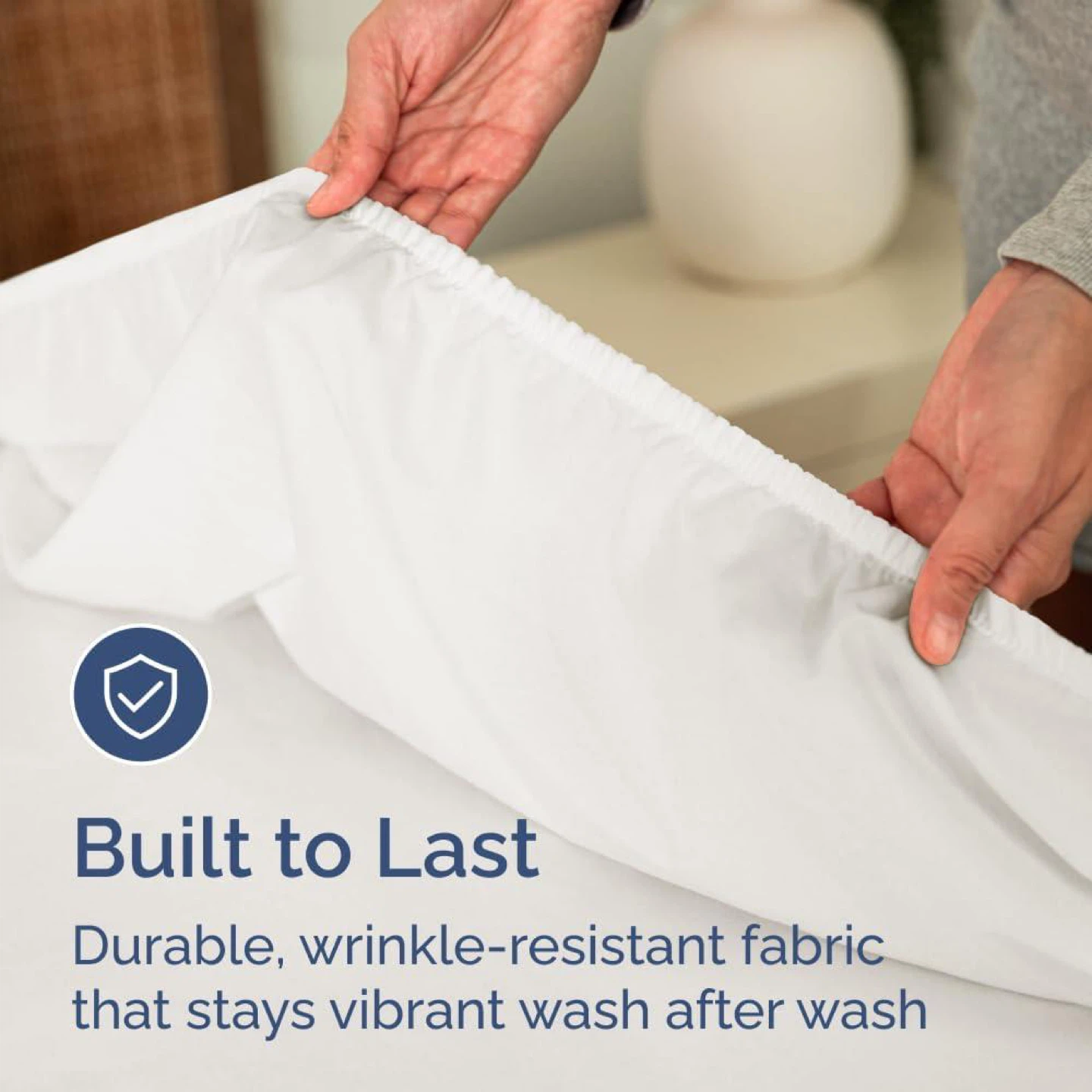 2 Twin XL White Fitted Sheet - photo 3