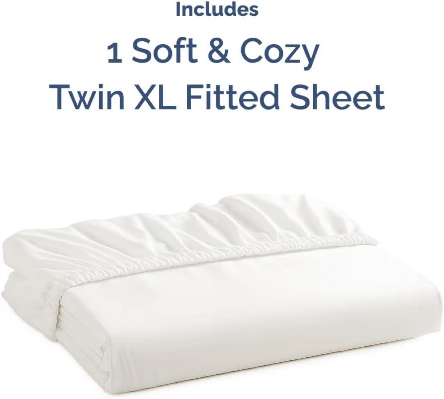 2 Twin XL White Fitted Sheet - photo 5