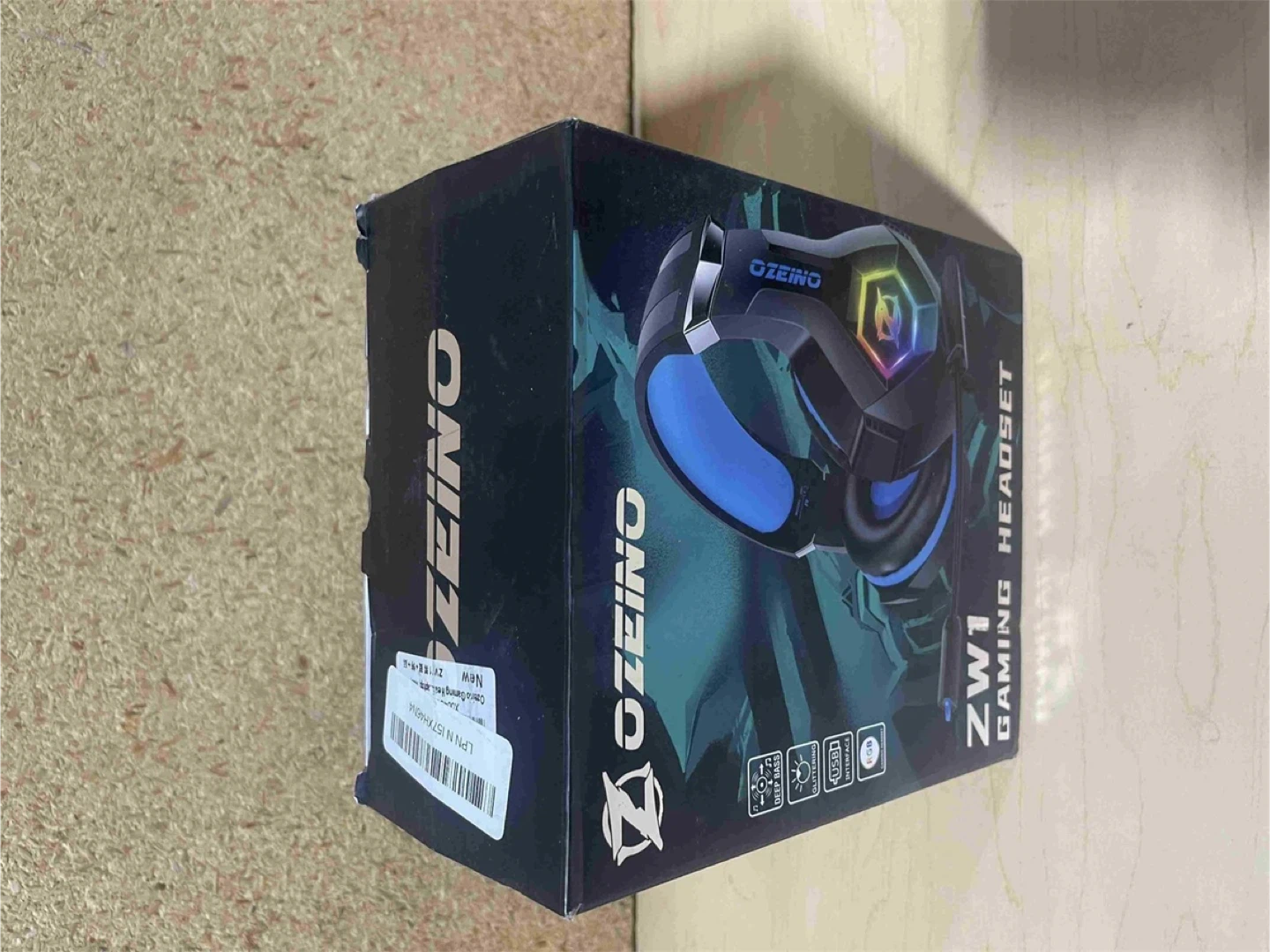 Ozeino ZW1 Gaming Headset - Black & Blue - photo 2
