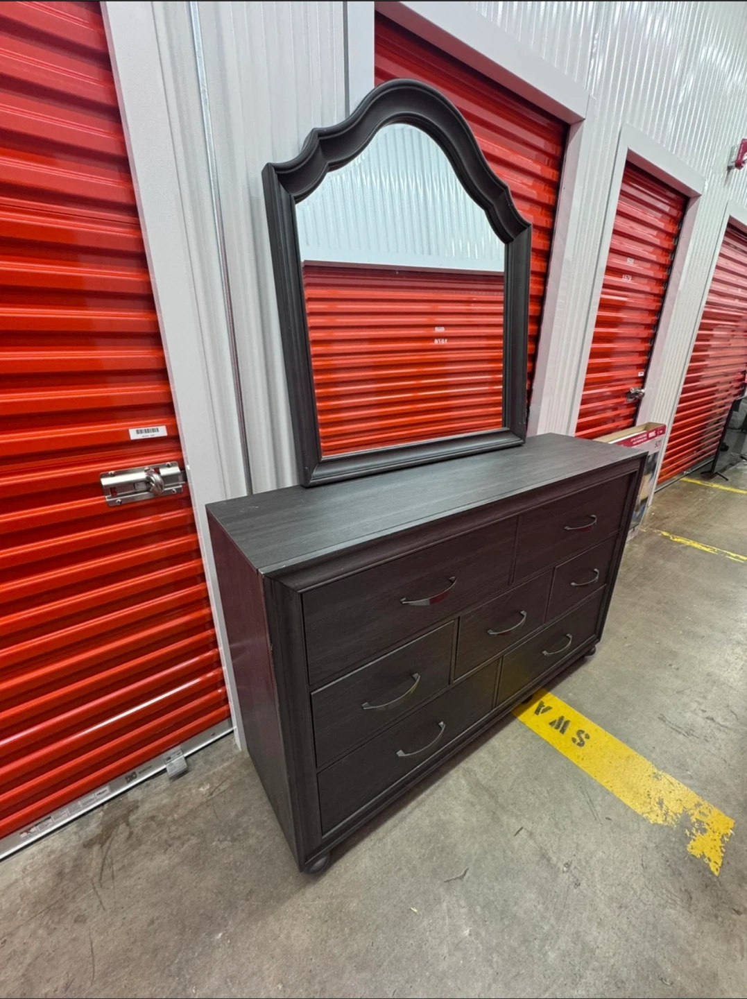 Bedroom Furniture Set – Drawers + Matching Queen Bed Frame