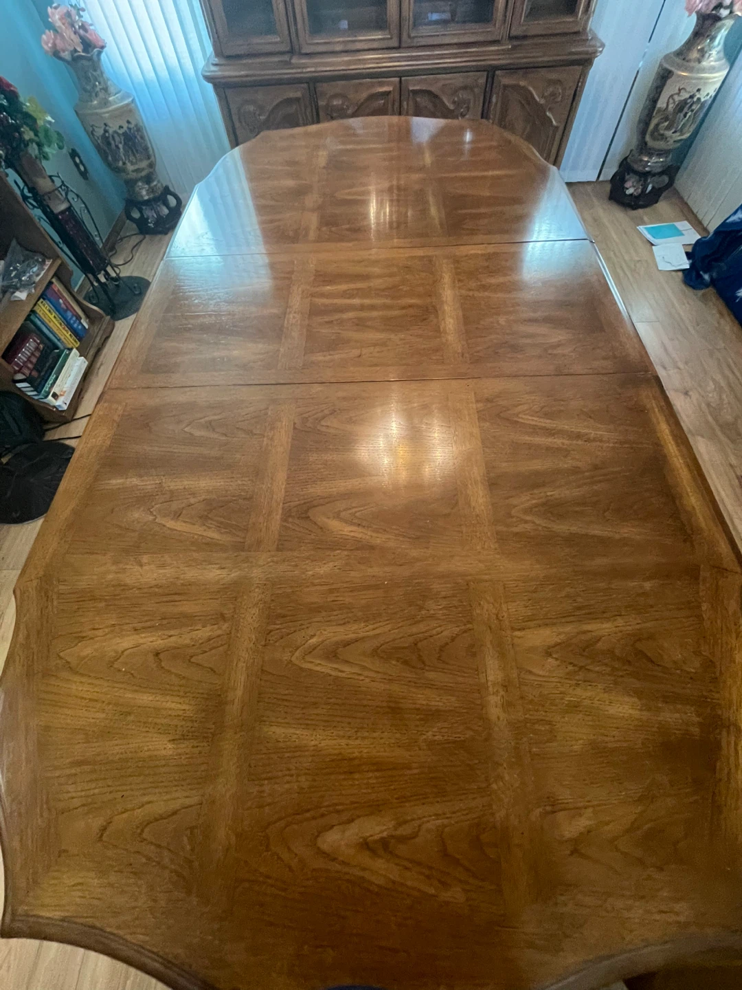 Solid Wooden Dining Table for 6 that extends