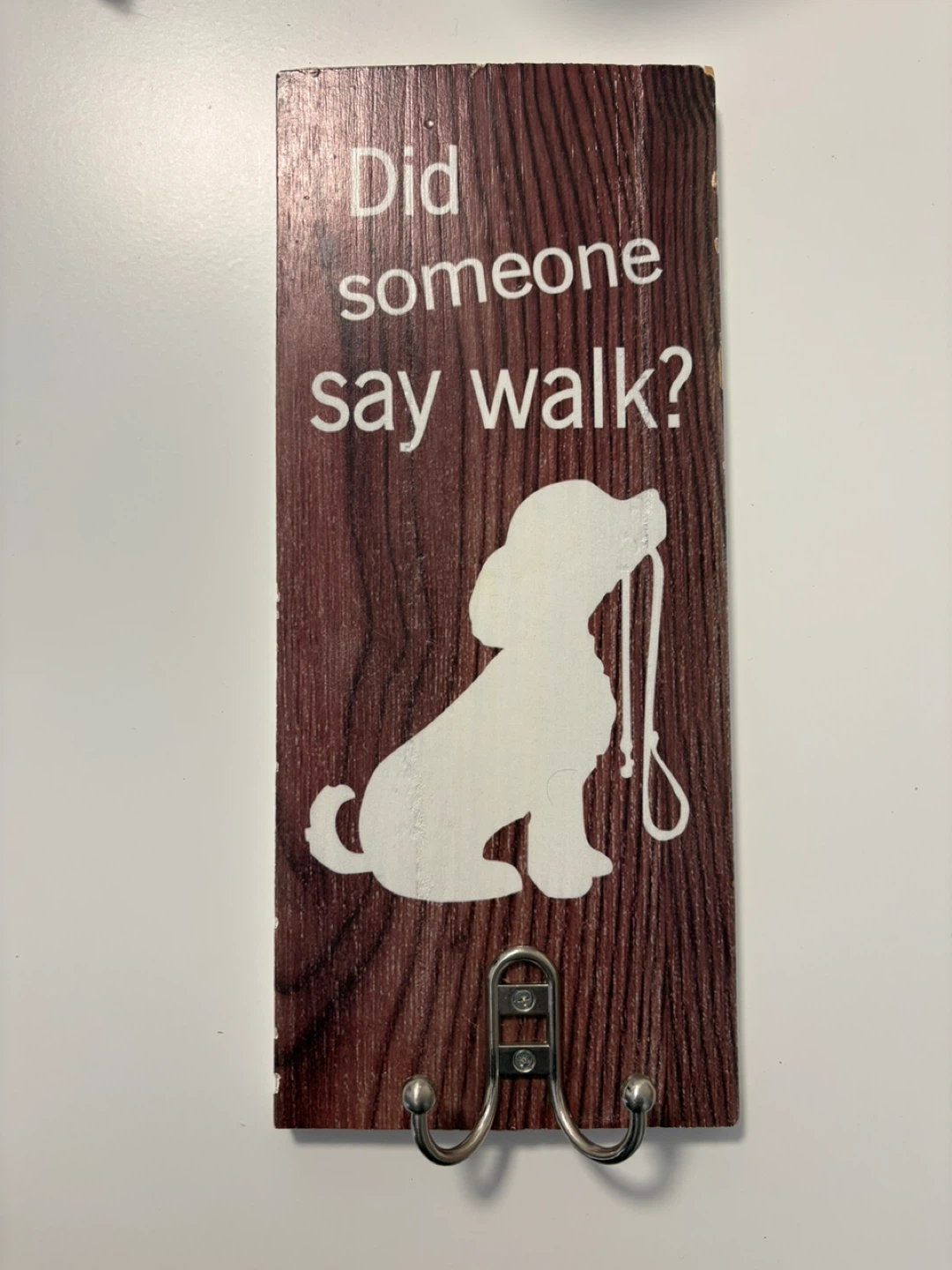 Dog Leash Holder with Hooks