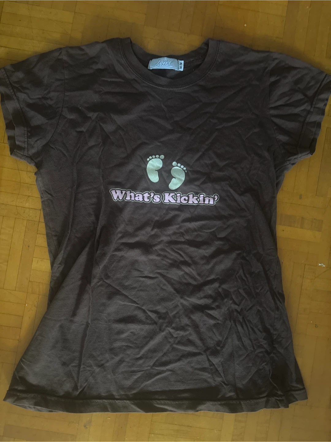 Igirl 'What's Kickin' T-Shirt - Size M