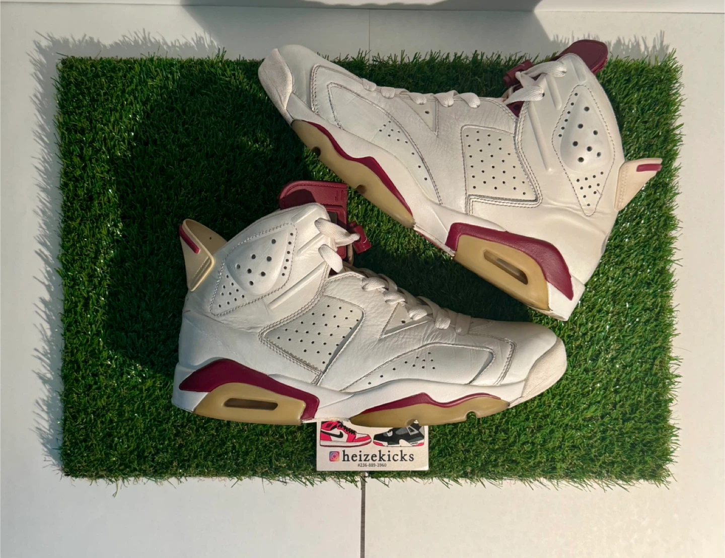 Jordan 6 Maroon size 10