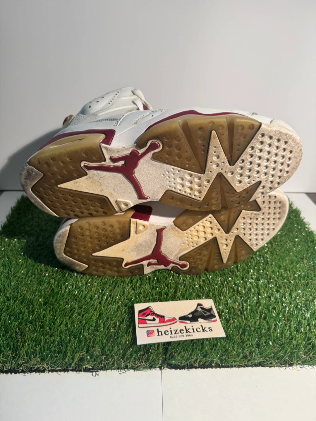 Jordan 6 Maroon size 10 - photo 4