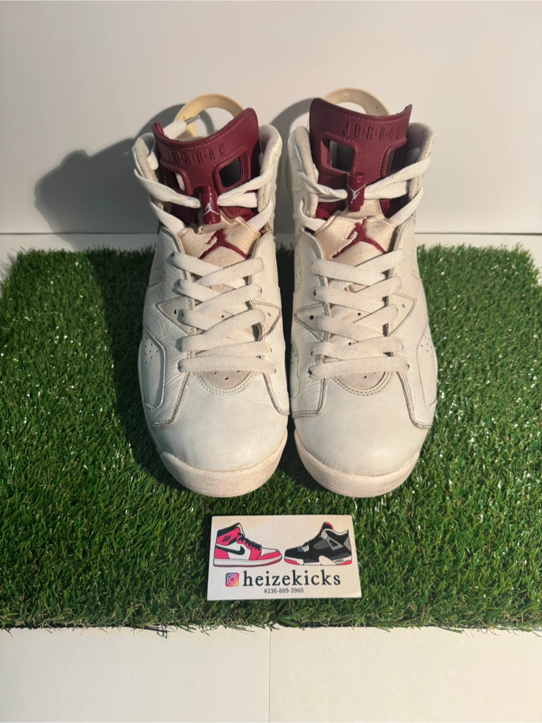 Jordan 6 Maroon size 10 - photo 2