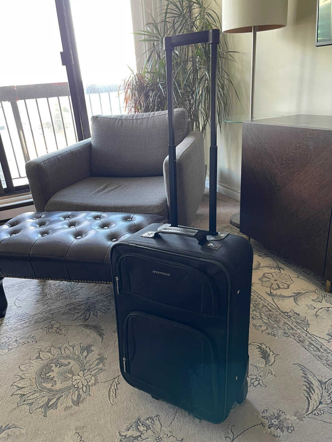 Jetstream Black Carry-On Suitcase - photo 2