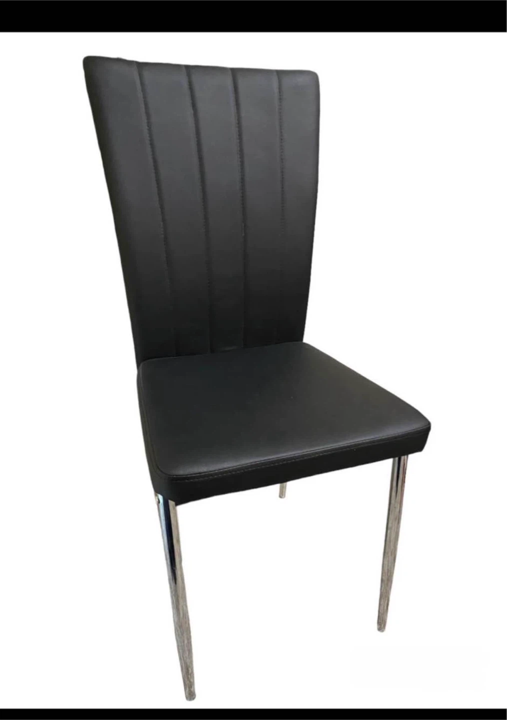Black Glass Top Dining Table with 6 chairs - photo 4