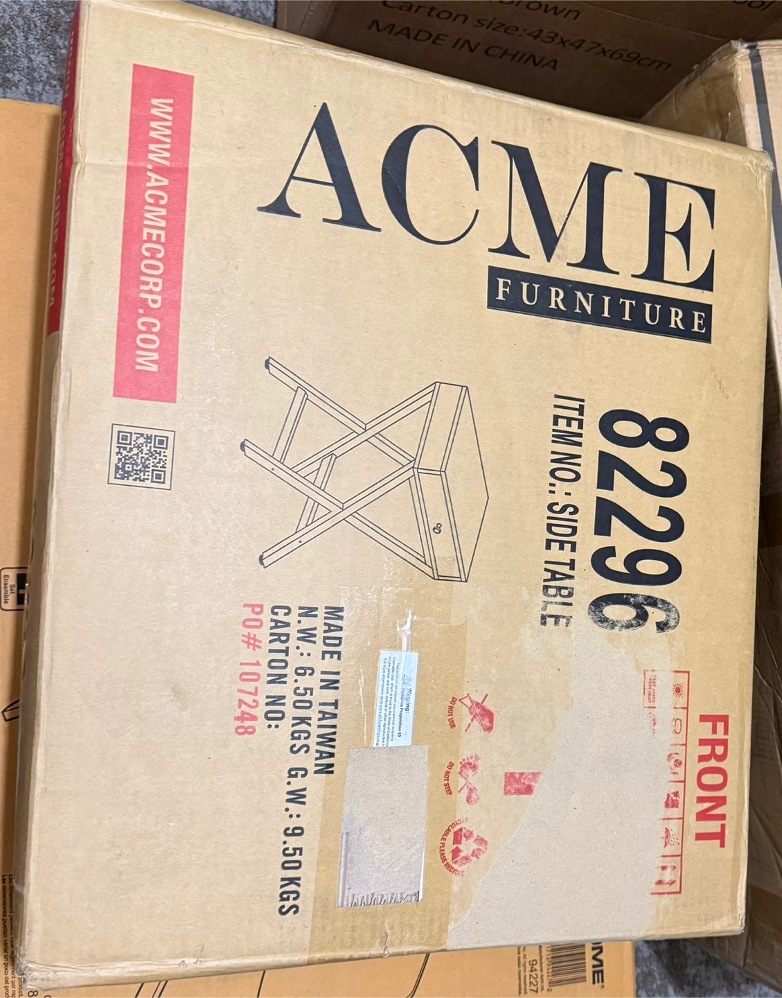 Acme Furniture 82296 Side Table - New in Box - photo 2
