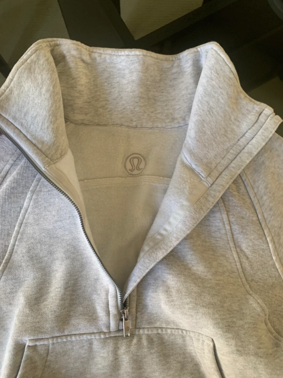 Lululemon scuba XS/S Grey Half-Zip Pullover - photo 3