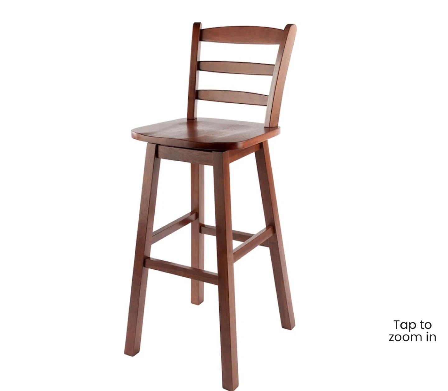 Winsome Scalera Ladder Back Bar Stool