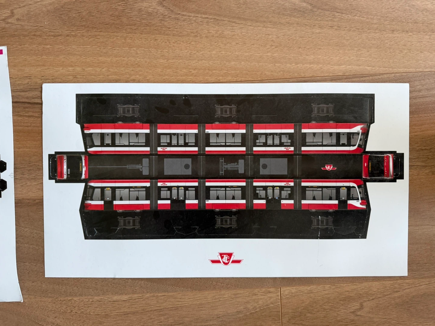 TTC Streetcar Paper Model