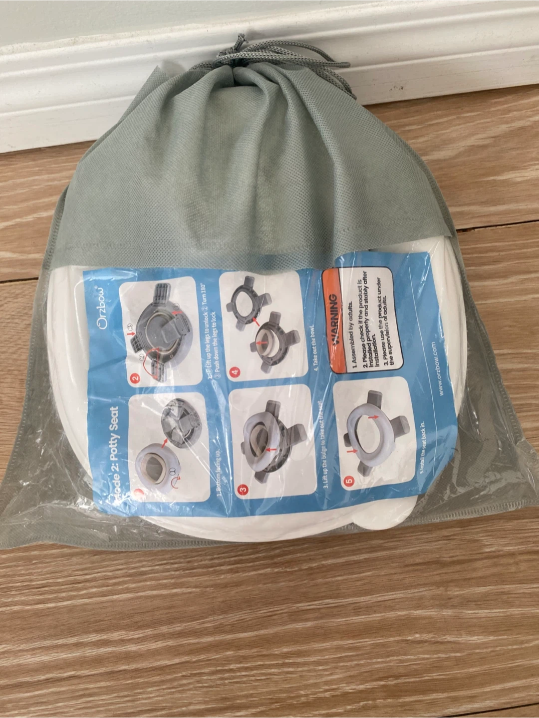 Orzbow Portable 2-in-1 Potty Seat - New - photo 2