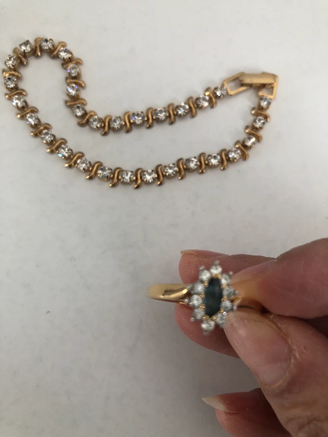 Gold Tone Bracelet and Ring Set 🏆 - photo 2