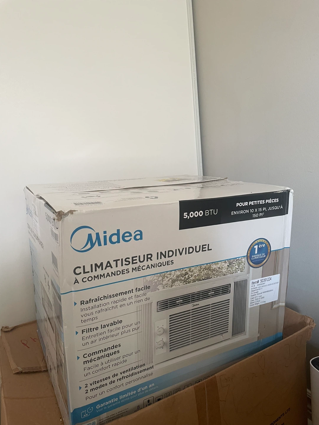 Midea 5,000 BTU Window Air Conditioner - New