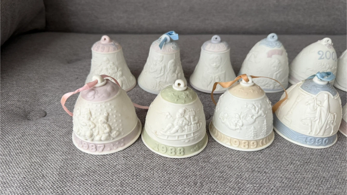 Lladro Christmas Bell Collection 1987–2006 Porcelain Spain - photo 2