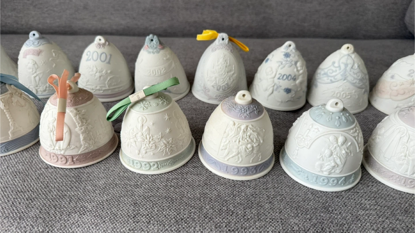 Lladro Christmas Bell Collection 1987–2006 Porcelain Spain - photo 3