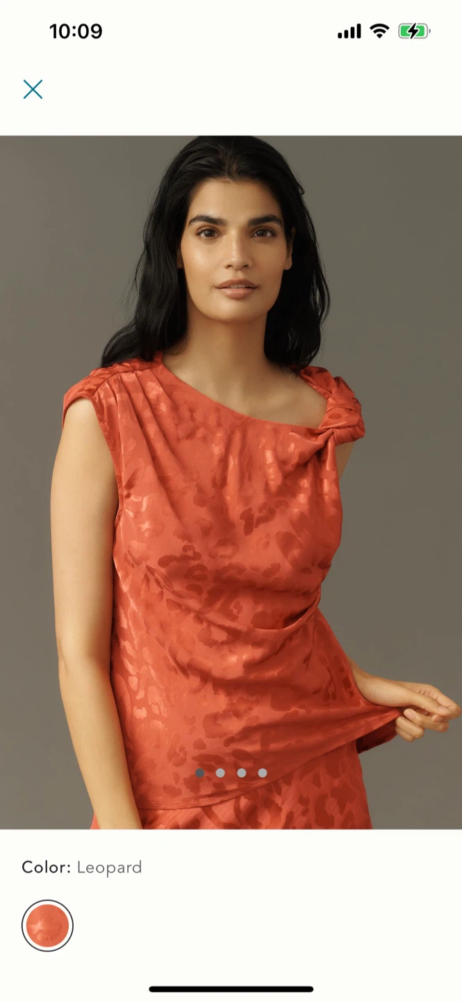 BNWT Farm Rio Printed Asymmetric Tank XS