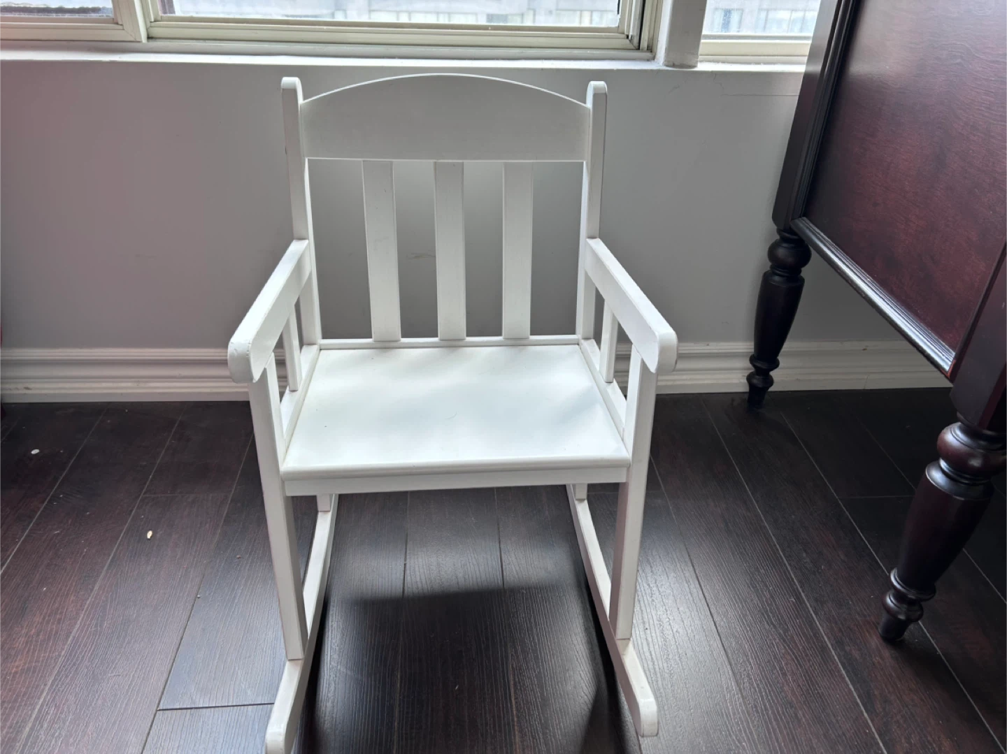 White Kids Rocking Chair