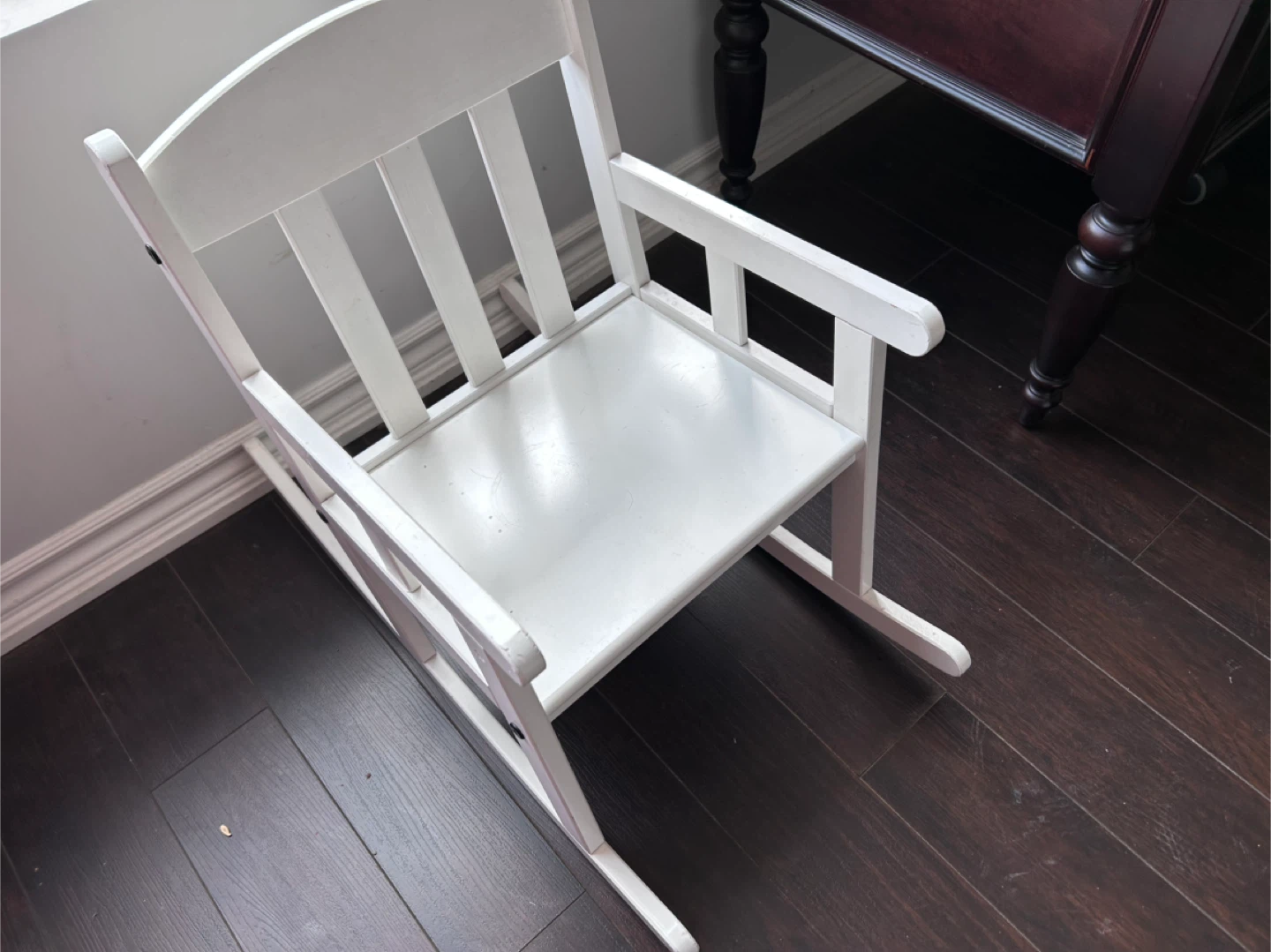 White Kids Rocking Chair - photo 2