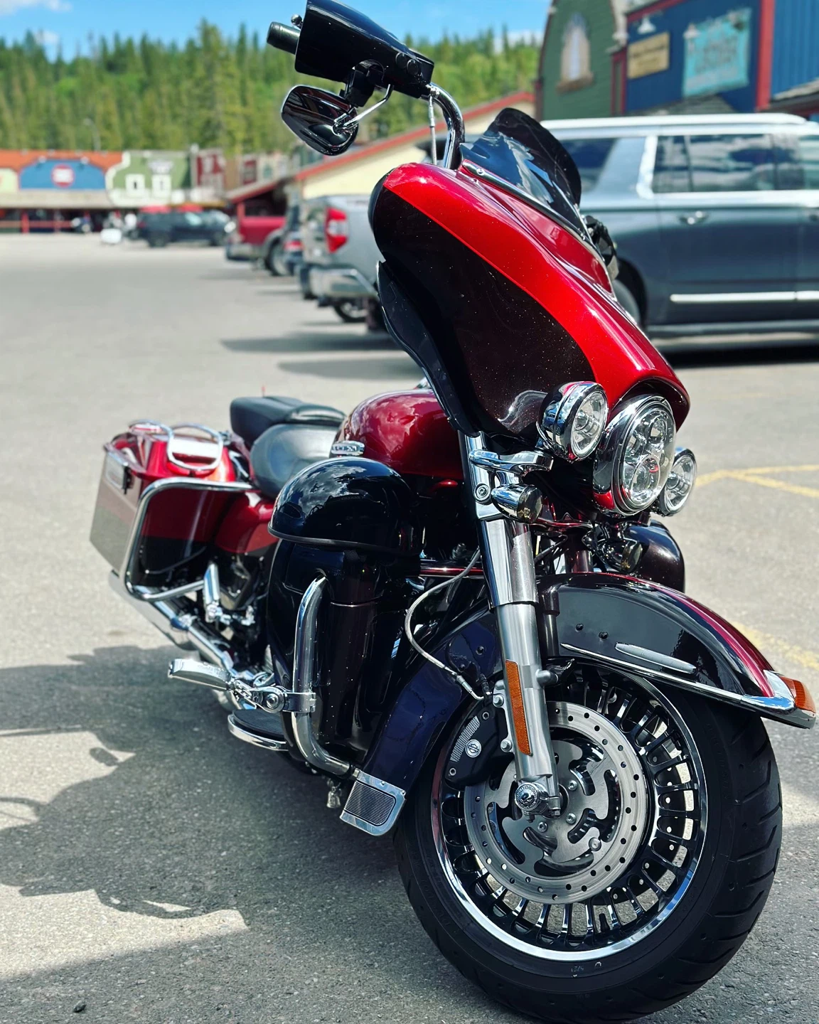 2013Harley Davidson Ultra LTD Touring Motorcycle - Red - photo 5