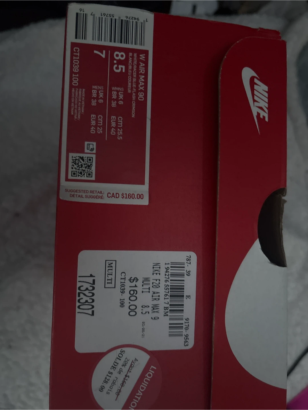 Nike Air Max 90 - Size 8.5