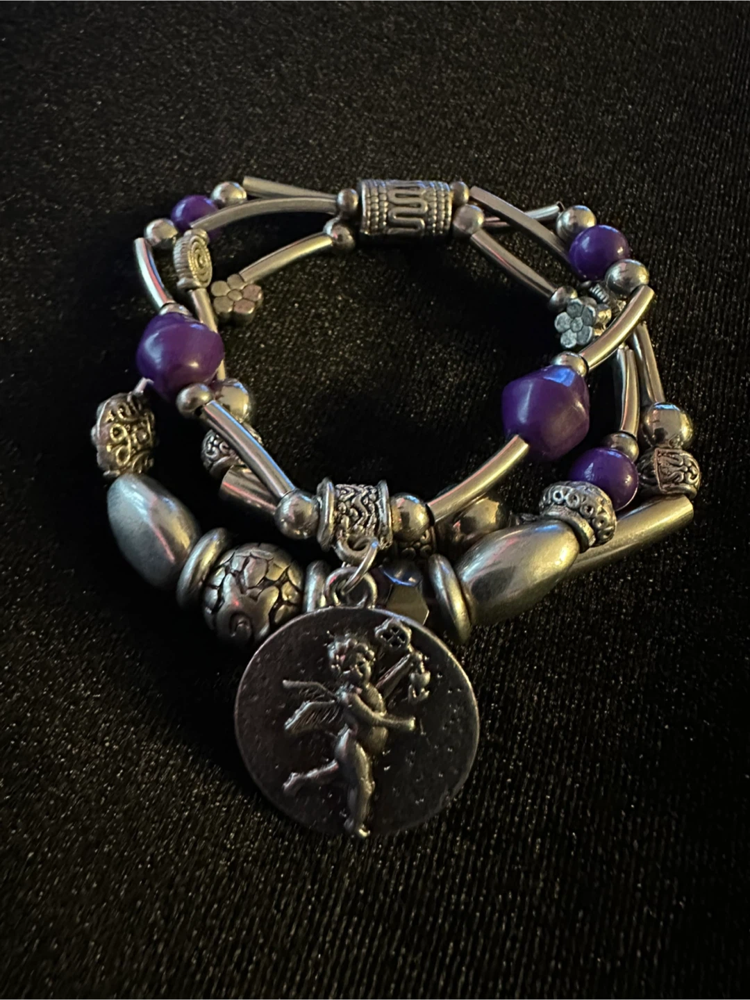 Handmade Beaded Charm Bracelet - photo 2