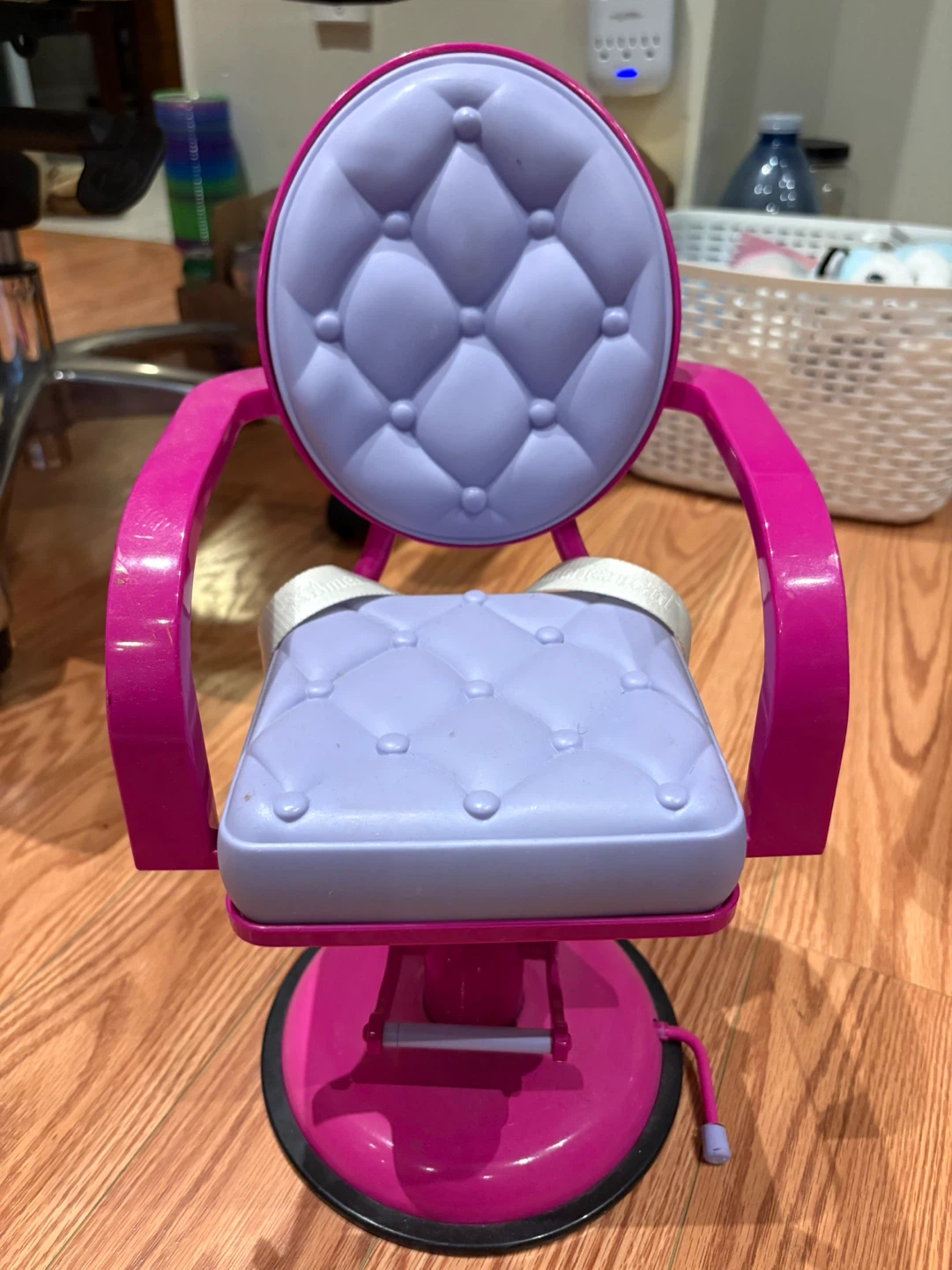American Girl Doll Salon Chair - Pink & Purple