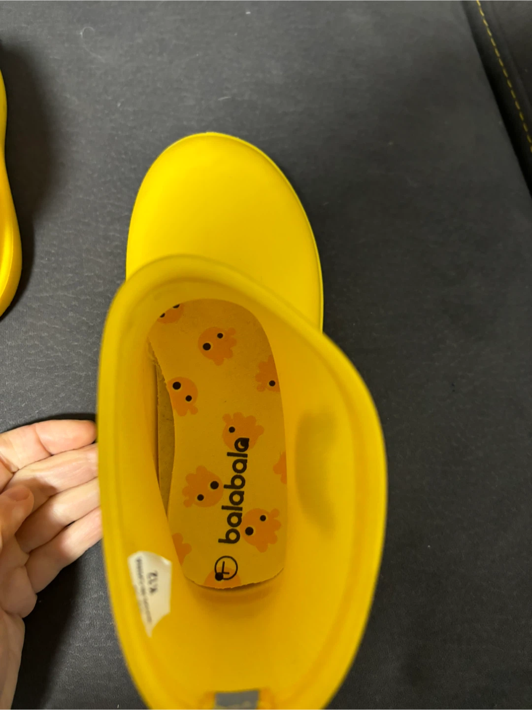 Hot Biscuits Yellow Rain Boots - Size 18.0 - photo 2