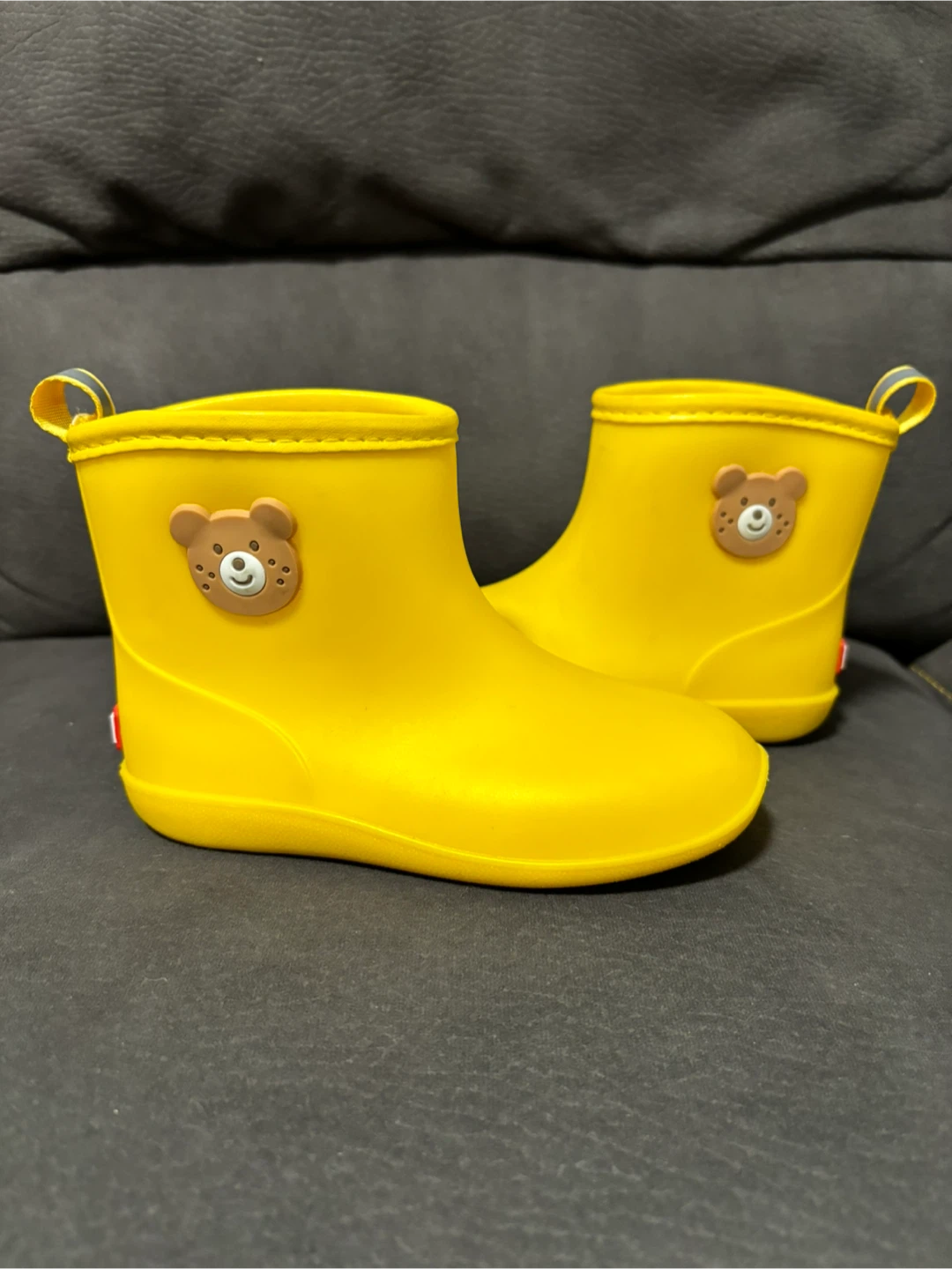Hot Biscuits Yellow Rain Boots - Size 18.0