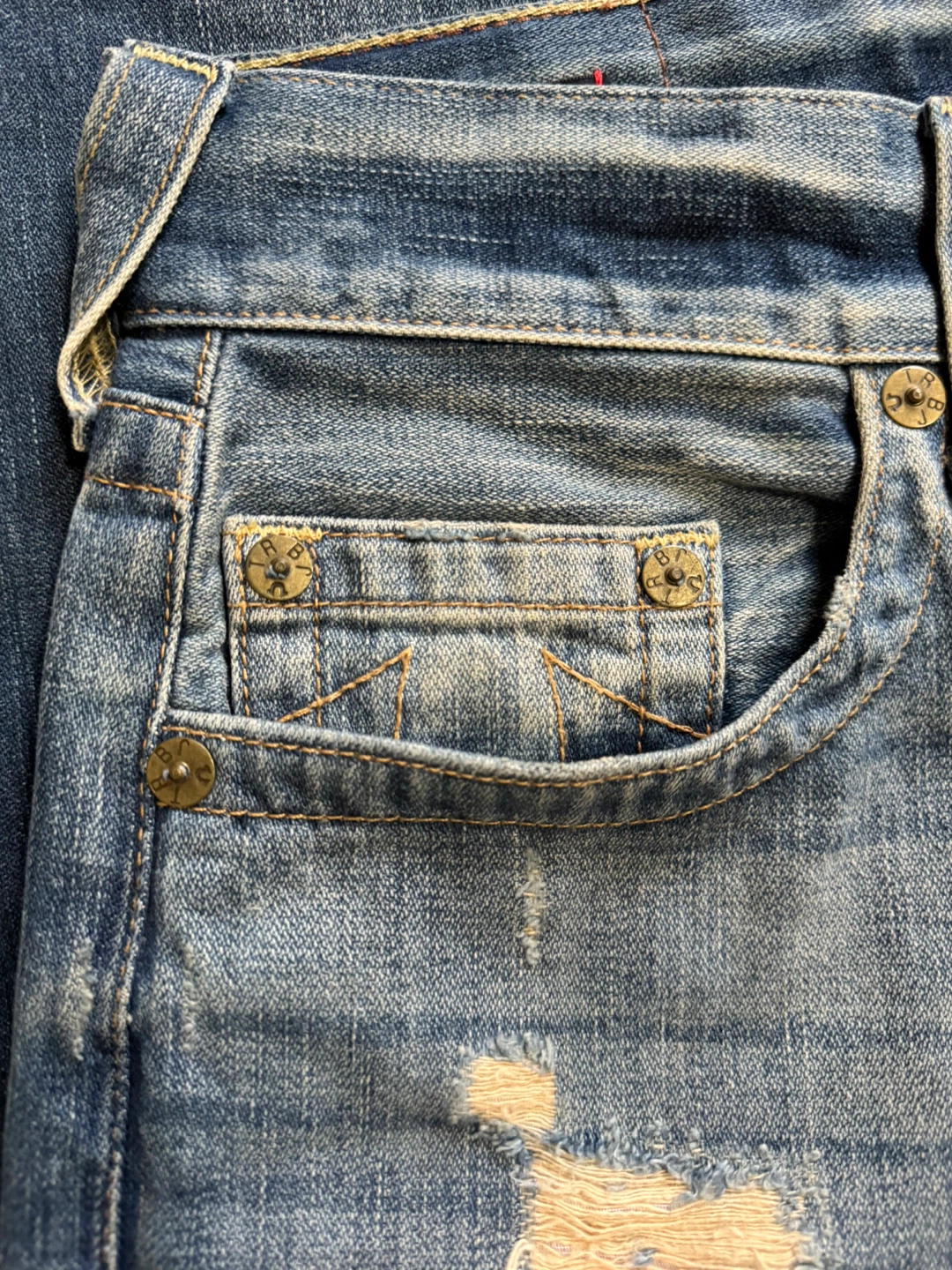 Men’s True Religion SN Geno Relaxed Slim Fit with Distressing - photo 2