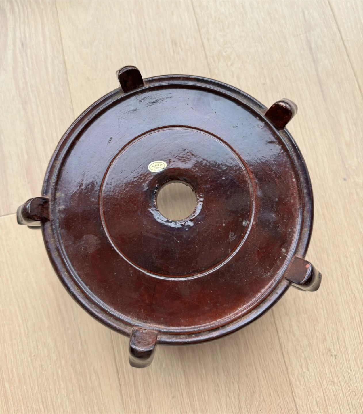 Wooden Plant Stand - Brown - photo 2