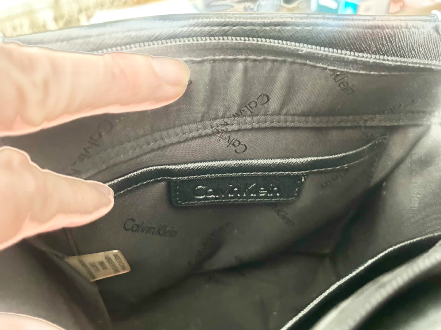 Calvin Klein Black Floral Handbag - photo 3