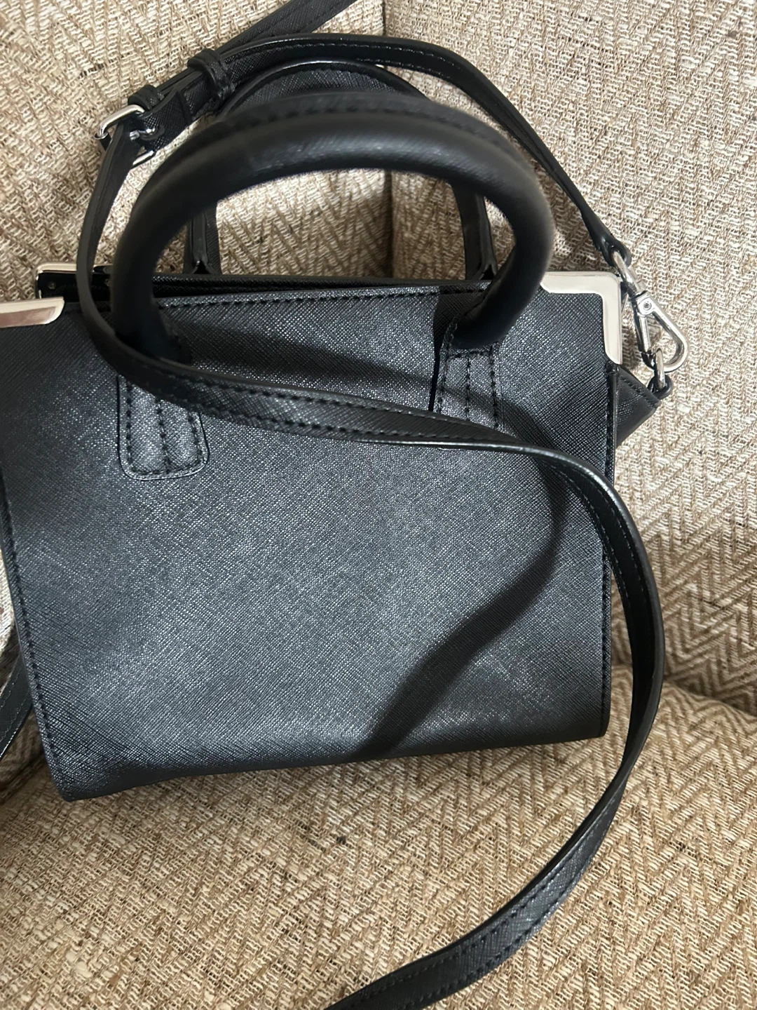 Calvin Klein Black Floral Handbag - photo 2
